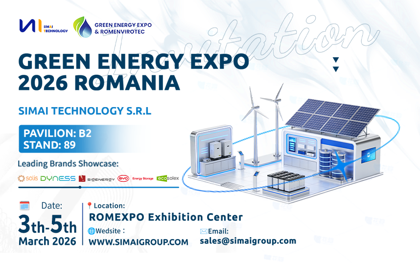 SIMAI Technology va expune la Green Energy Expo & Romenvirotec 2026 din București